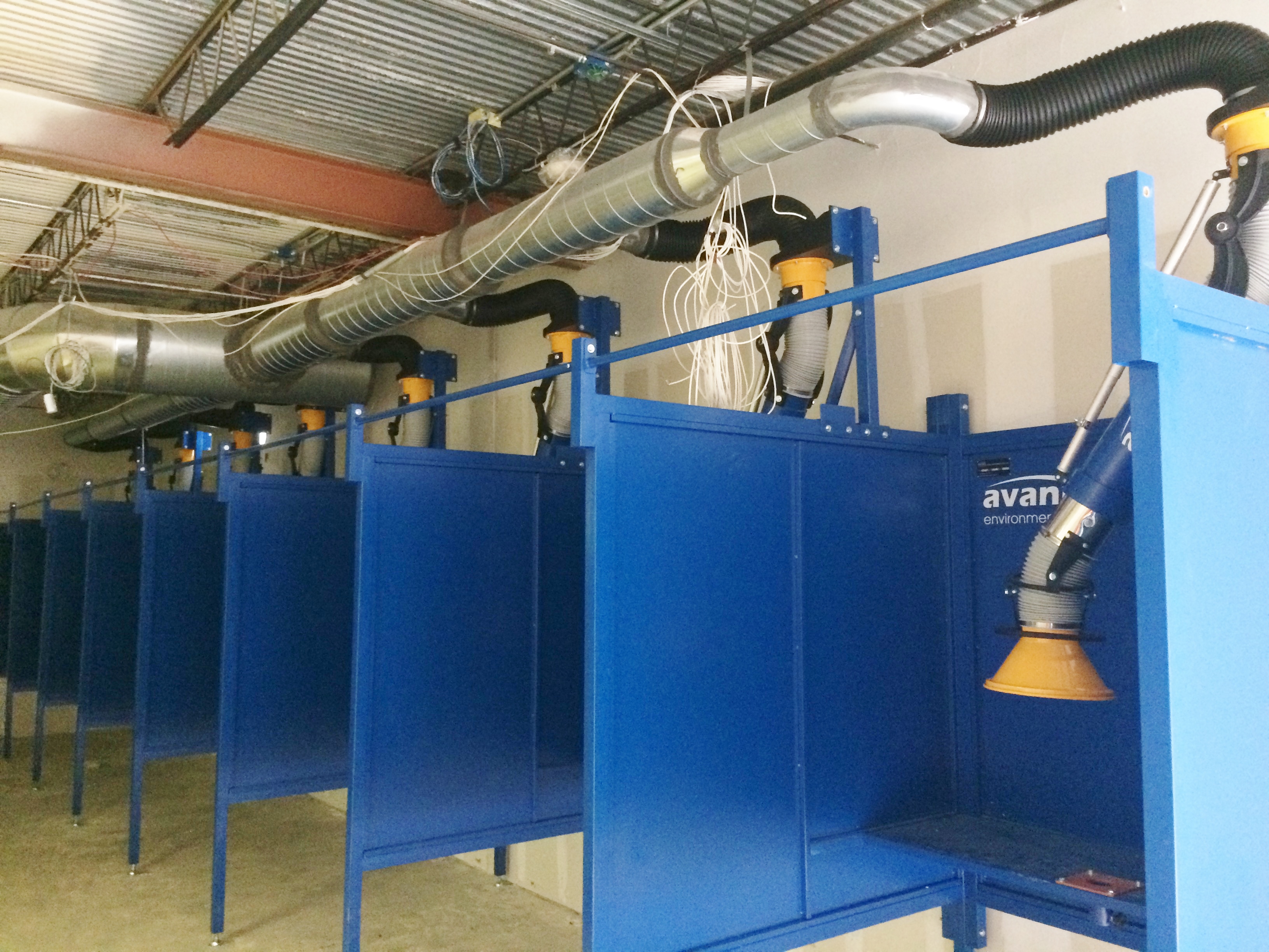 Product Line Welding Booths